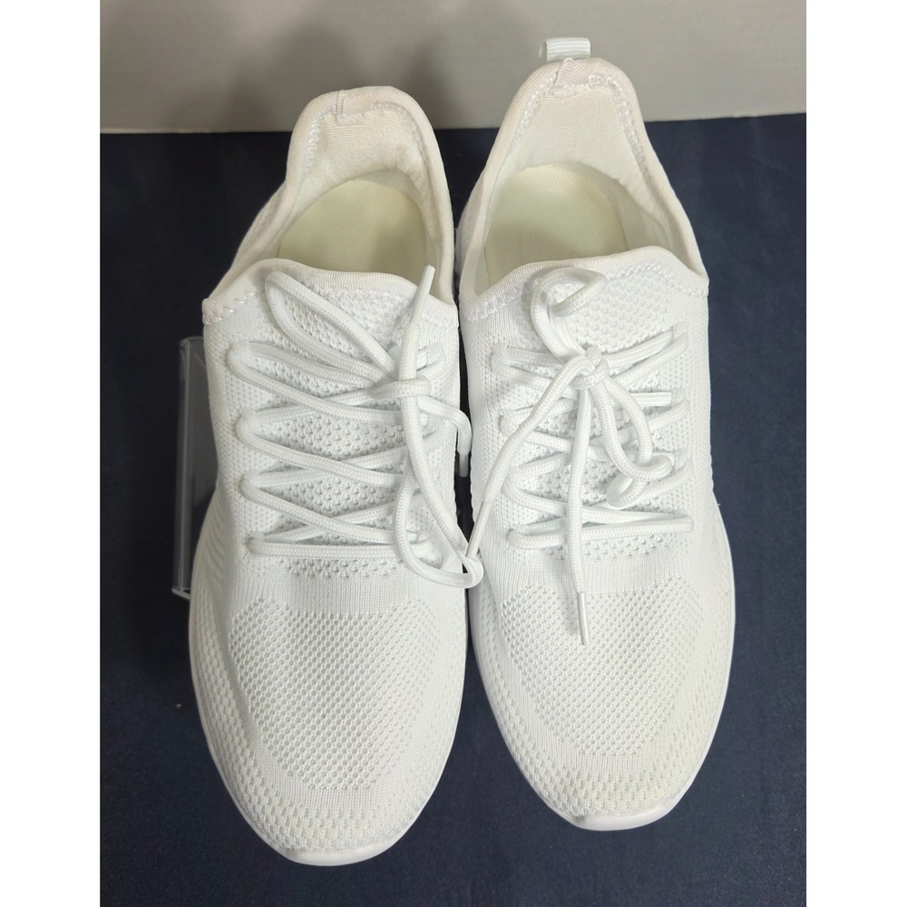 Amazon Slip On Athletic Sneaker Women size 37.5 EU 6.5 U.S. White